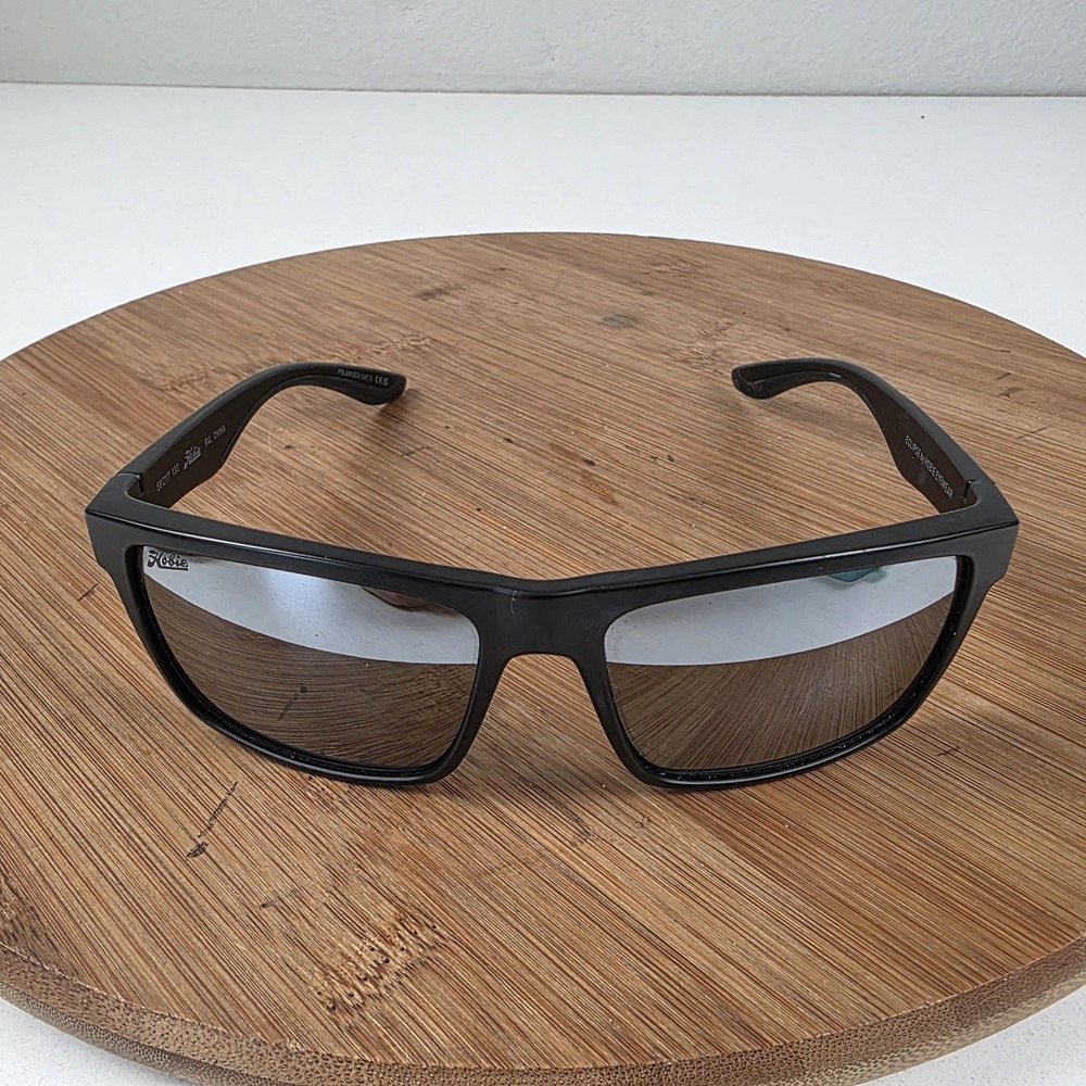 Hobie Eclipse Sunglasses Mens 58-17-133 Black Gray Polarized Wrap Sport